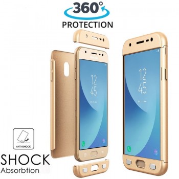 360 apsauga-dėklas auksinis (GALAXY J5 2017)
